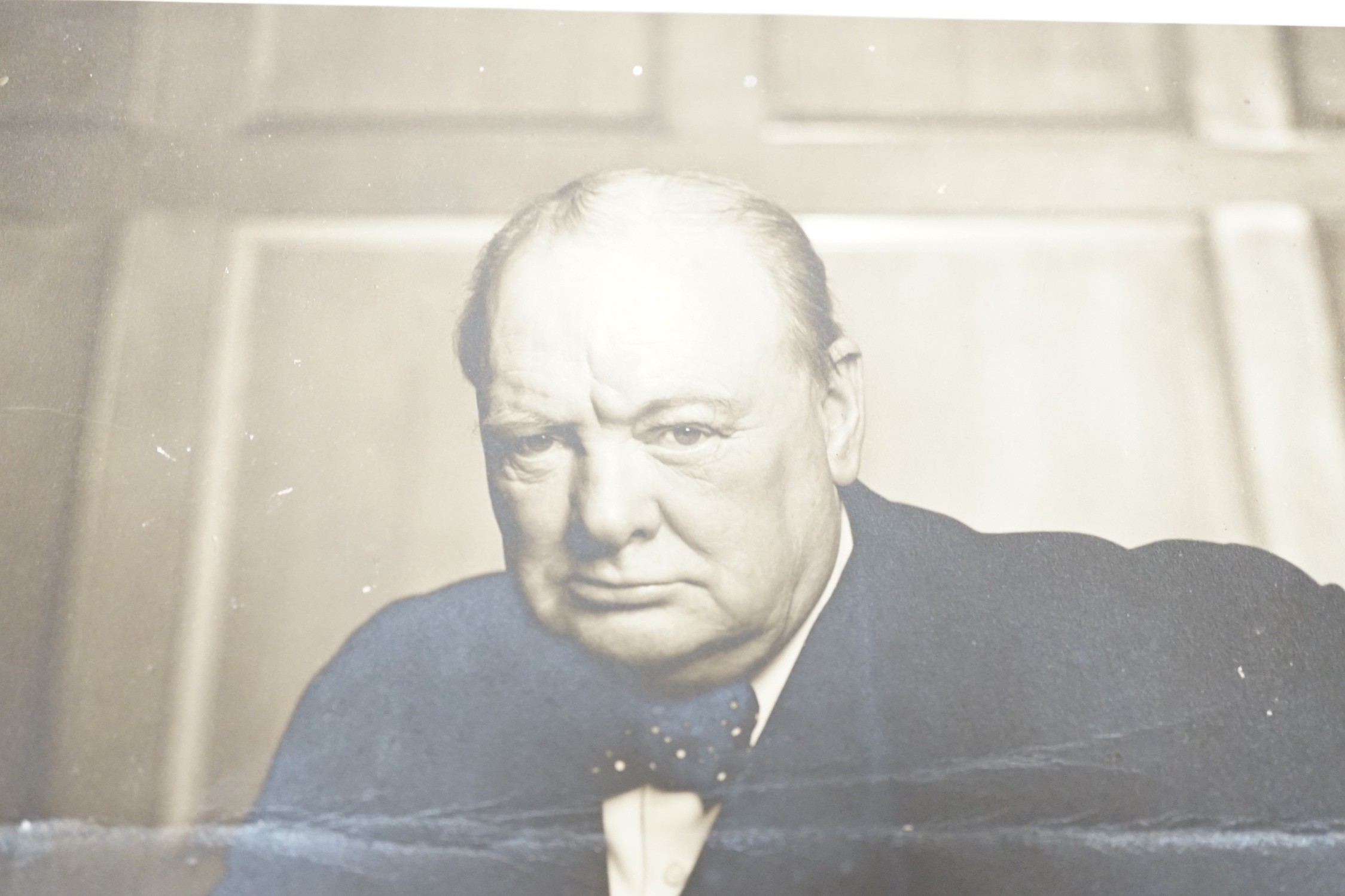 Yousuf Karsh, Ottawa, photo of Winston S. Churchill, signed by photographer